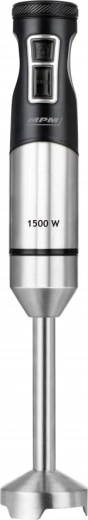 Rokas blenderis 1500 W ar metāla kāju un ātruma regulēšanu