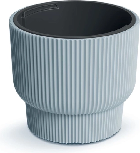 Milly Planter with Insert 29.9 cm light grey