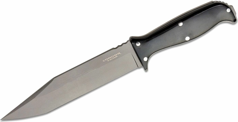 Condor Enduro universāls nazis 17,3 cm, melns, Micarta, Kydex maksts