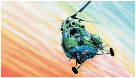 Helikoptera modeļa MIL MI-2 Kliklak