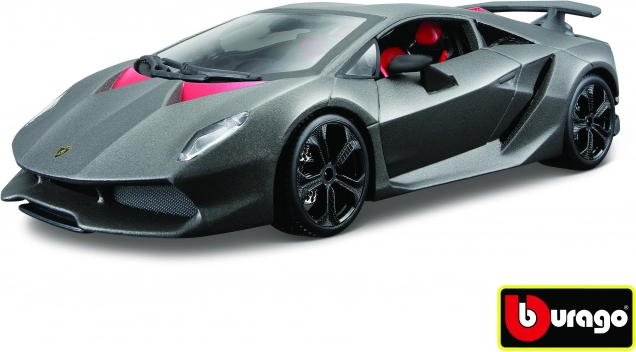 Lamborghini Sesto Elemento modelis 1:24 metāliskā pelēkā krāsā