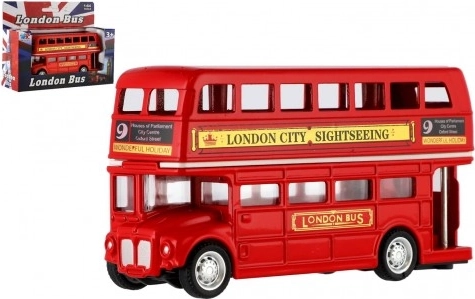 Red Double-Decker Bus London 12 cm