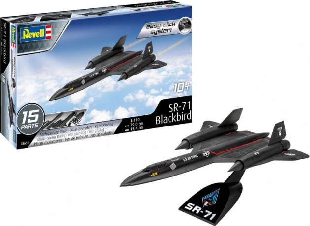 Plastmasas modelis SR-71 Blackbird Easy-Click 1:110