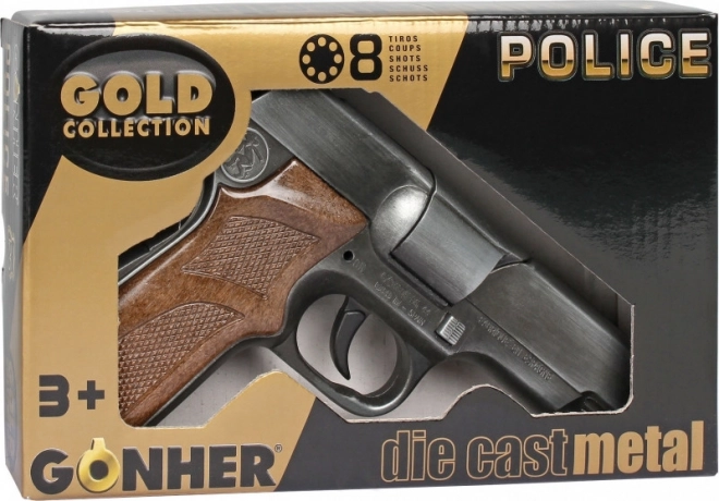 Metal police pistol