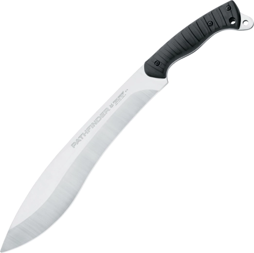 Izdzīvošanas nazis FOX KNIVES Pathfinder 35 cm, melns, FRN + gumija, ādas maksts