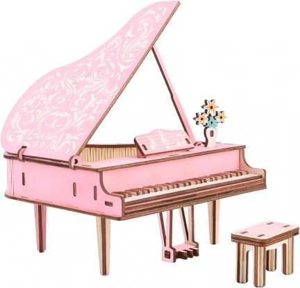 WOODEN 3D Puzzle Piano WOODCRAFT