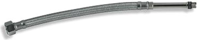 Inlet stainless steel hose M10 × 3/8" 70 cm with adapter
