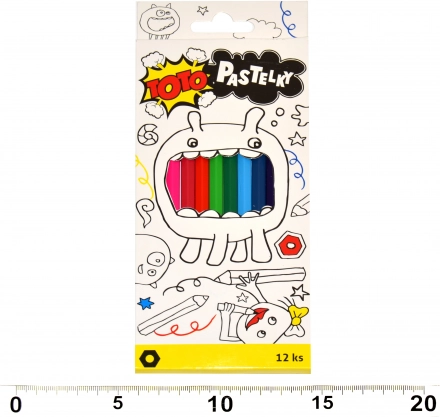 Sešstūra krītiņi 12 gab.