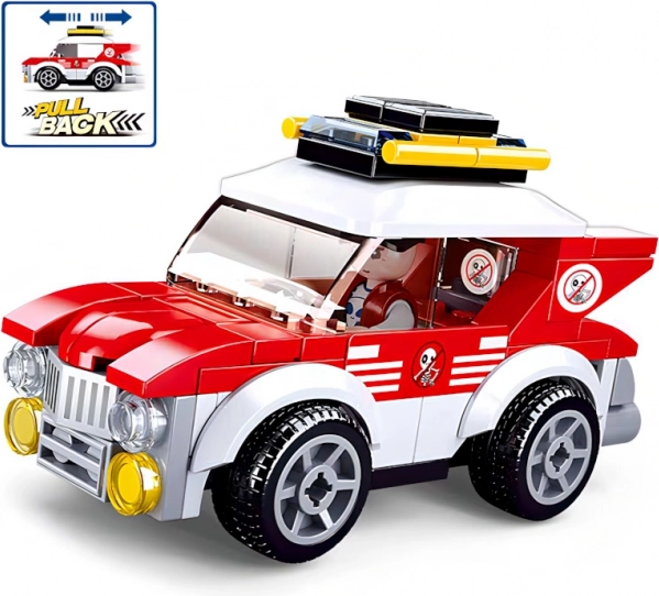 Sluban Town sacīkšu mašīnīte – uzvelkama konstruktora komplekts