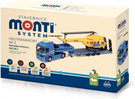 Konstruktoru komplekts Helitransport MI-2 Mercedes Actros L 1:48