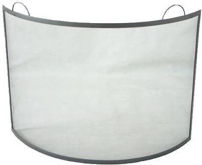 Kamīna aizsargsiena 66 × 66 cm, tērauds, melna