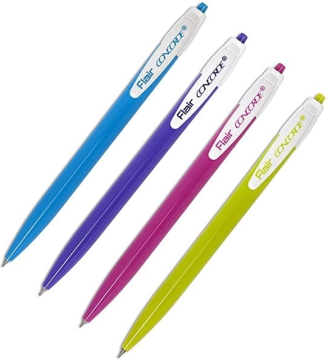 CONCORDE Ezee Click Ballpoint Pen assorted colors