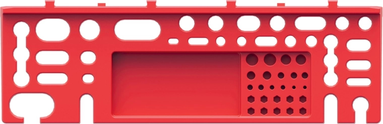 Set of tool holders 384 × 125 mm red for BINEER panels