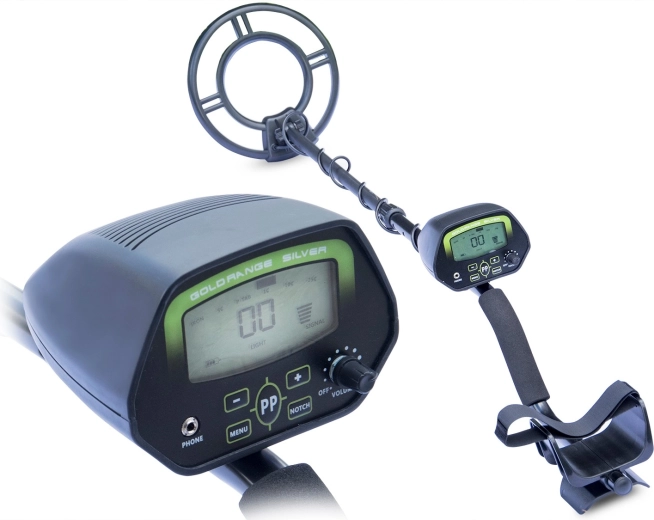 Metāla detektors Cobra Tector CT-1037 ar LCD displeju un ūdensizturīgu spoli