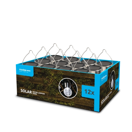 Modee dekoratīva saules LED laterna dārzam