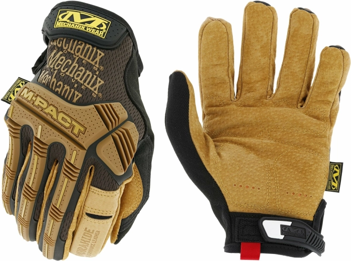 Mechanix Durahide M‑Pact Leather Work Gloves, size S
