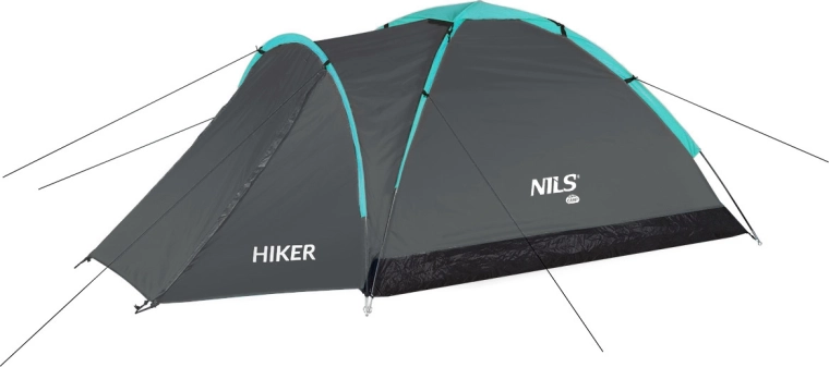 Tūrisma telts Nils Camp Hiker pelēka 2 personām