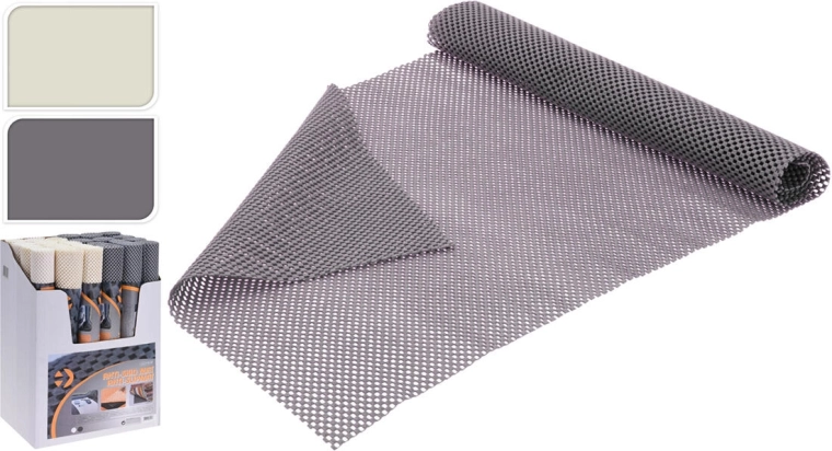 Non-slip mat 125 × 45 cm made of polyvinyl – mix of colors