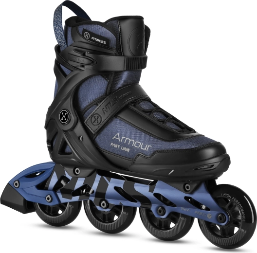 Inline skrituļslidas NILS Extreme Armour – Zila