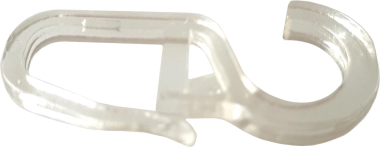 Transparent Large Curtain Hooks (10 pcs)