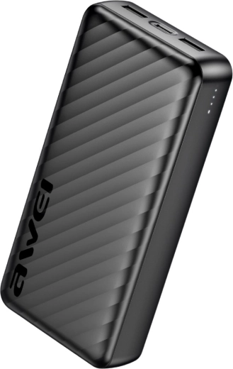 Awei power bank 20000 mAh P6K Pro 2× USB-A/USB-C - 1 pc