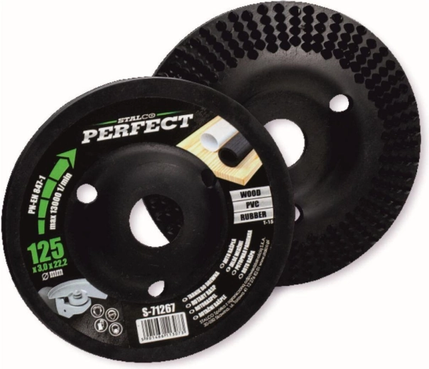 Slīps rotējošs disks 125 × 3,0 × 22,2 mm leņķa slīpmašīnām STALCO