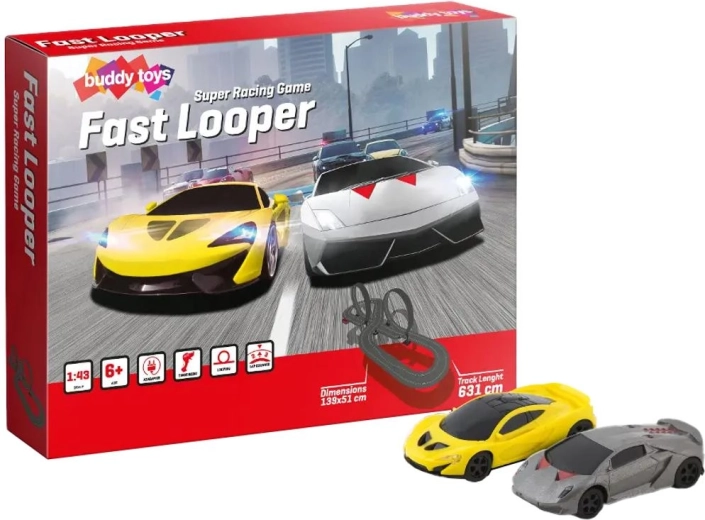 Fast Buddy Toys Slot Car Racing Track