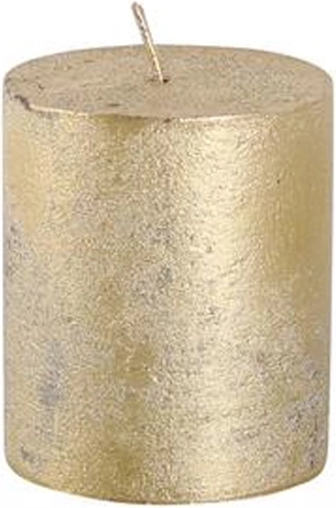Rustikāla svece PROVENCE zelta 7 cm