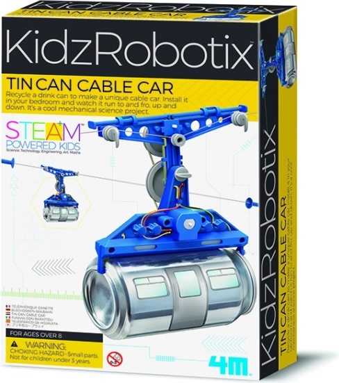 Kabeļceļš no skārdenes 4M KidzRobotix