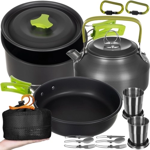 Kempinga trauku komplekts TRIZAND, 18 daļas