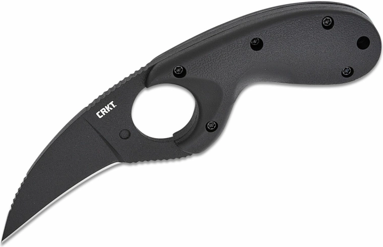 CRKT Bear Claw Black kompakts āra nazis ar maksti