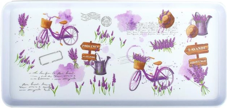 Rectangular Serving Tray Lavender 35 × 16.5 × 2.3 cm