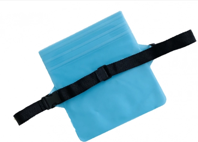 Ūdensizturīga soma un jostas maciņš – gaiši zils
