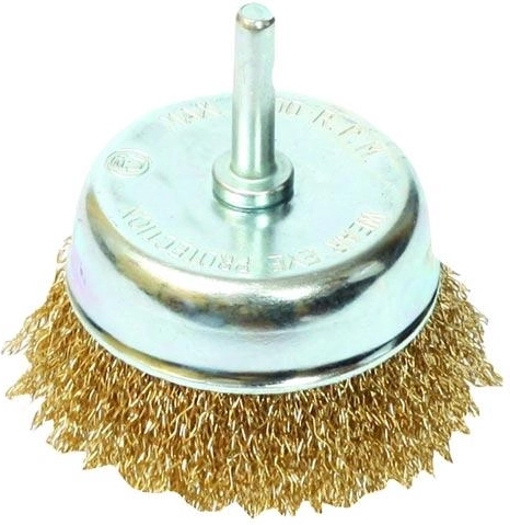 Kausveida birste ar viļņotu stiepli 65 mm, FESTA kāts