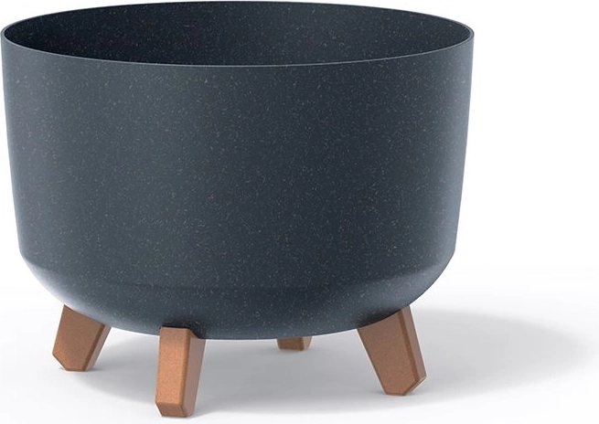 Gracia Standard Eco Wood Planter 33.9 cm anthracite
