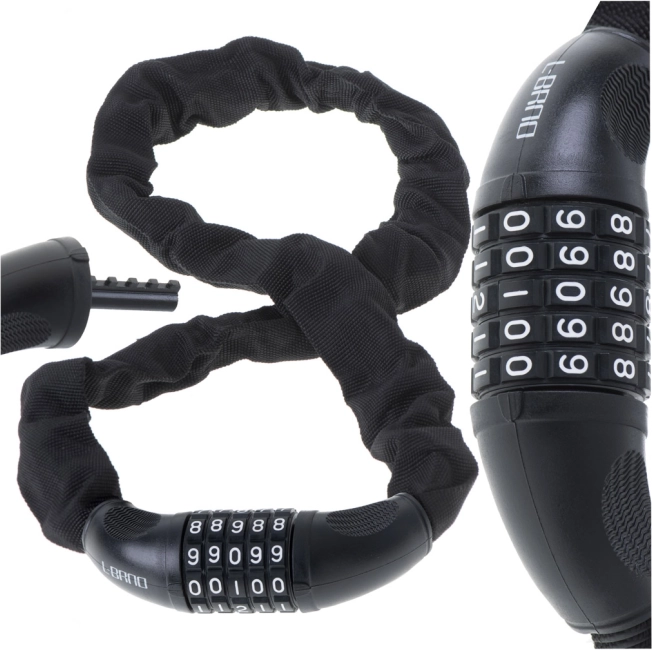 Drošības velosipēda slēdzene LEBRNO ar kombināciju