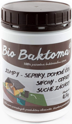 Bio Baktoma baktērijas septiķiem, bedrēm, sifoniem un ĶOV 0,5 kg