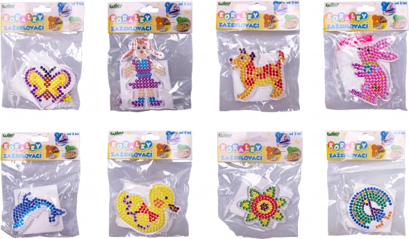 Uzkausējamas pērlītes – krāsu mikss, radošais komplekts