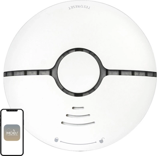 Smart Wi-Fi Smoke Detector MOES WSS-S-SSD-A