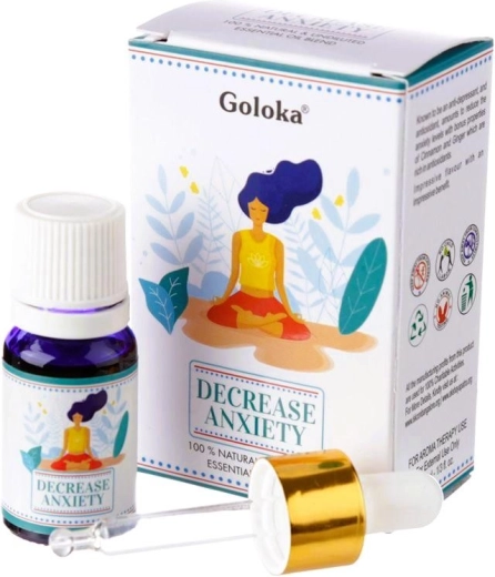 Goloka essential oil blend to reduce anxiety 10 ml
