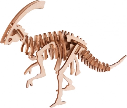 Wooden 3D Puzzle Parasaurolophus