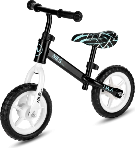 Bērnu skrejritenis bez pedāļiem NILS Fun RB134 10″ melns
