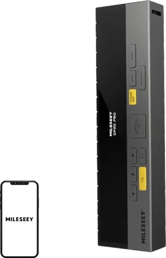 Mileseey DP20 Pro lāzera tālmērs ar OLED un Bluetooth (0,25–120 m)