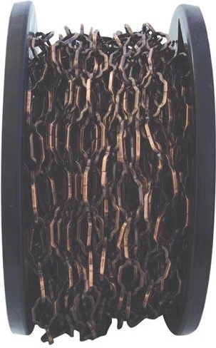 Steel Chain Z310/4, brown blued, 30 m