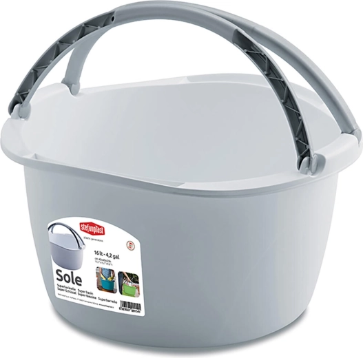 Plastmasas spainis SOLE 16 l ar ergonomisku rokturi