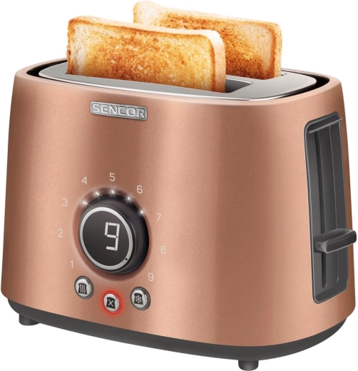 Sencor toaster in rose gold finish