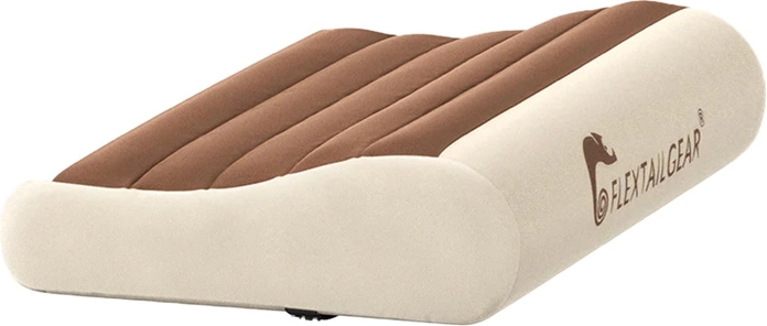 Flextail Zero Pillow inflatable travel pillow brown
