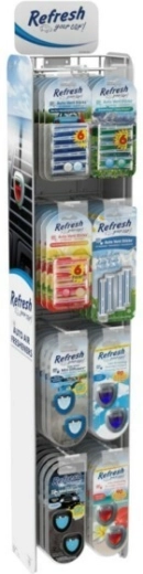 Stends CALIFORNIA SCENTS Refresh Sidekick ventilācijas klipšiem, ietilpība 64 iepakojumi