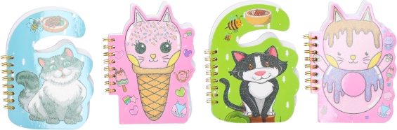 Blociņš ar spirāles iesējumu bez līnijām 9,5×13 cm, 50 lapas