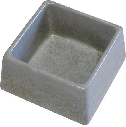 Betona kvadrātveida bļoda grauzējiem 155 × 155 × 75 mm